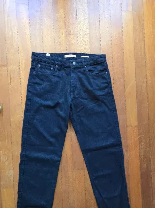 Vaqueros Mango negros hombre