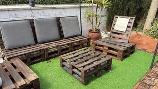 Muebles de jardín de palets