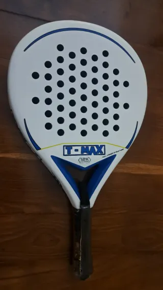 Pala de pádel T-Max Blue 12K Carbono NUEVA .