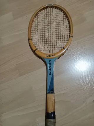 WILSON ANTIGUA RAQUETA TENIS MADERA COLECCIÓN