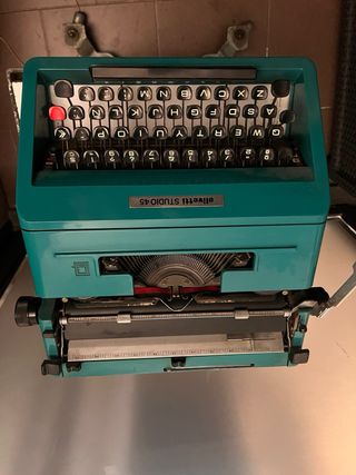 Olivetti Studio 45 Máquina de Escribir y funda ori