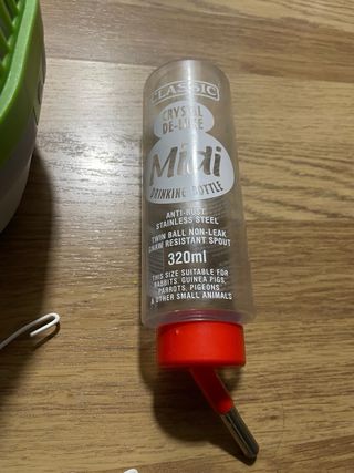 Traspontín roedores + bebedero 320ml