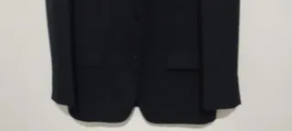 Americana Clásica Azul Marino - Mezcla de Lana