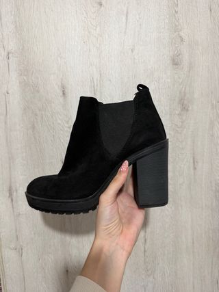 Botas negras tacón plataforma