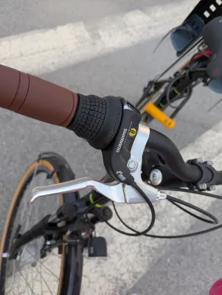 Bicicleta con silla para niños