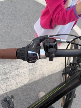 Bicicleta con silla para niños