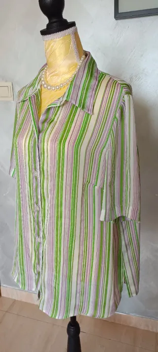 Conjunto kimono y blusa seda talla 54/56