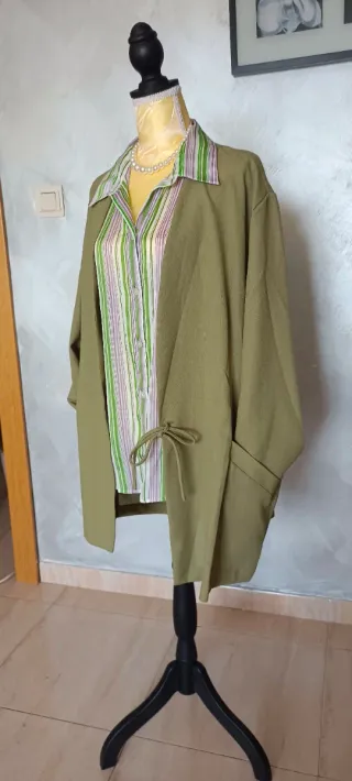 Conjunto kimono y blusa seda talla 54/56