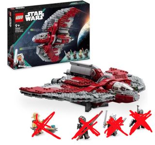 Lego Star Wars 75362 Ahsoka Tano's T-6 Sin Figuras