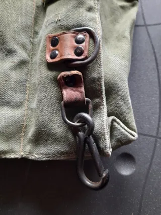 Correaje militar tela y cuero