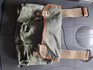 Correaje militar tela y cuero