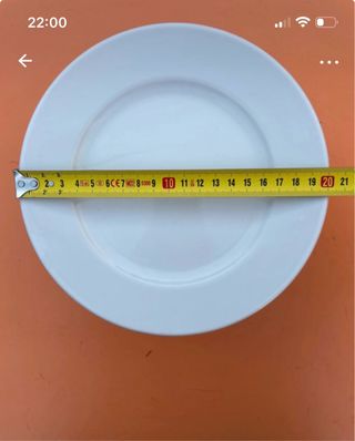 11 Platos de Repostería Porcelana