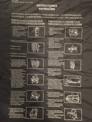 Cuna de viaje para bebé