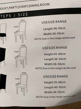 Fundas de Silla Elásticas Universales