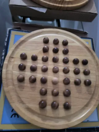 Juego de mesa Solitario de madera