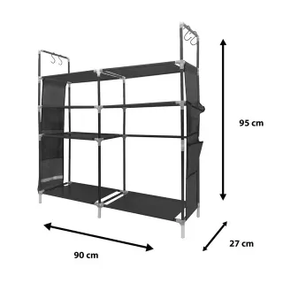 Zapatero Metálico 21 Pares 95x90x27 Cm NUEVO