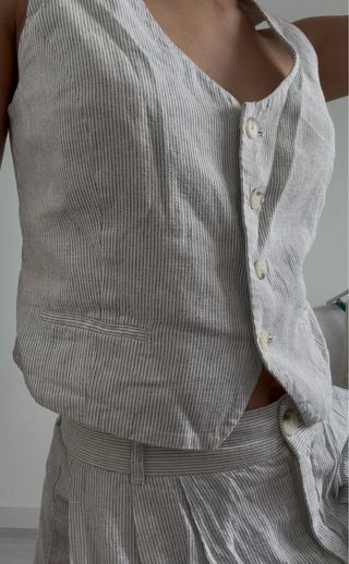 Conjunto Chaleco y Pantalón Mango