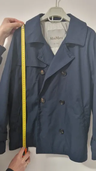 Max Mara Trench Corto Donna Blu