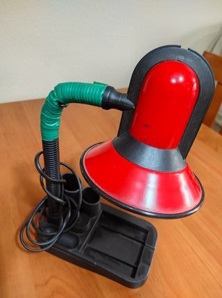 Flexo de mesa negro y verde