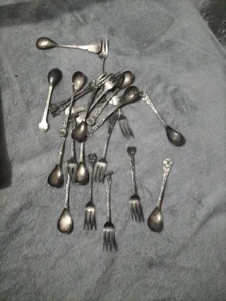 Pinzas de plata antiguas