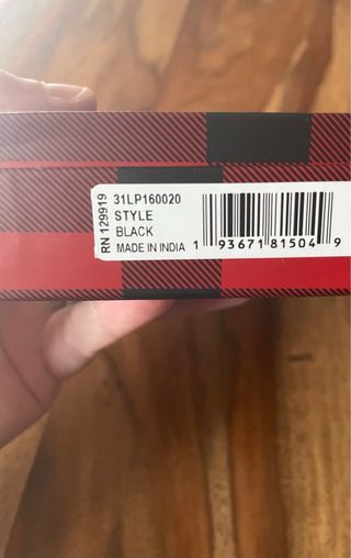 Cartera de piel Levi's negra