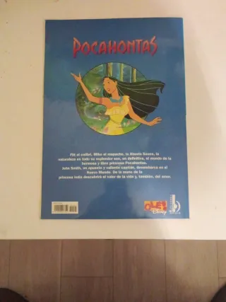 Libro de Pocahontas "Disney"