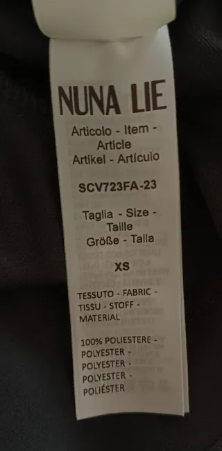 Abito Nuna Lie nero e panna