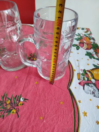 Boccali birra in vetro