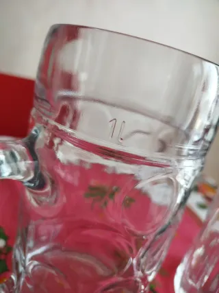 Boccali birra in vetro