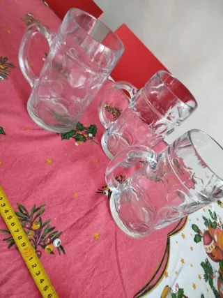 Boccali birra in vetro