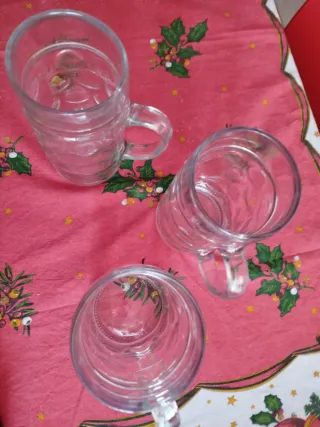 Boccali birra in vetro