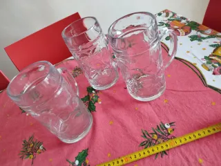 Boccali birra in vetro