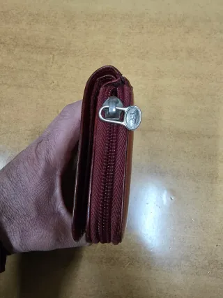 The Bridge Portafoglio Donna Rosso