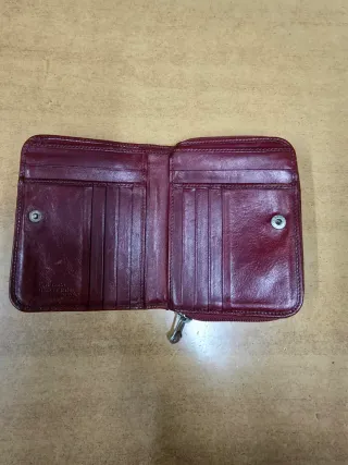 The Bridge Portafoglio Donna Rosso