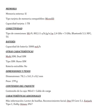 NUEVO Móvil Samsung A34 5G 128GB