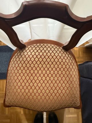 Mesa comedor cerezo francés con 4 sillas