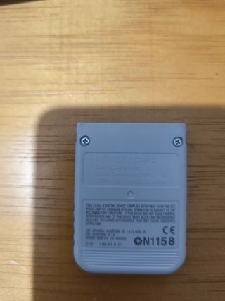 Carta di memoria ufficiale PS1/PS2 Sony