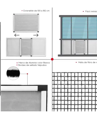Mosquitera Extensible Ventana