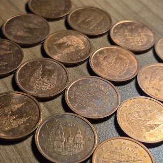 LOTE 16 Monedas España 2 céntimos del año 2019