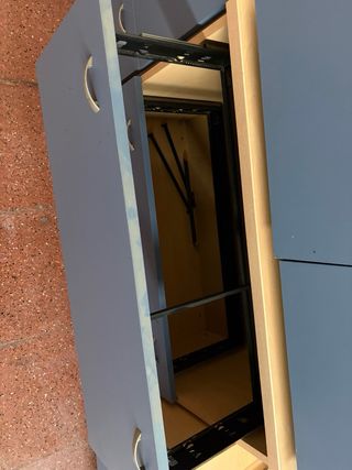 Armario Modular Oficina/Escolar Azul/Marrón