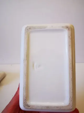 Joyero de porcelana figura jugador