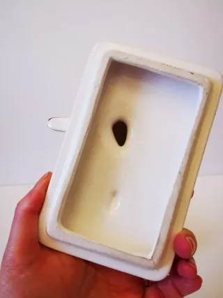 Joyero de porcelana figura jugador