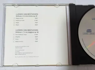CD Beethoven Sinfonia N.5 e N.7 Fabbri Editori