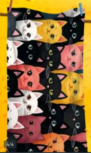 Toalla Playa Gatos Divertidos