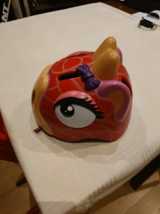 Casco bici infantil diseño dragón