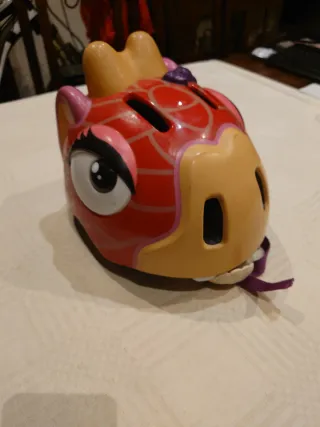 Casco bici infantil diseño dragón