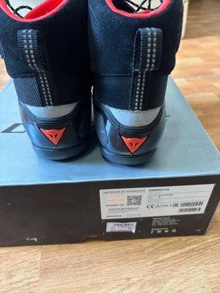 Botas Dainese Moto Talla 41 Negro/rojo.