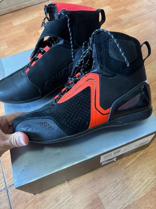 Botas Dainese Moto Talla 41 Negro/rojo.