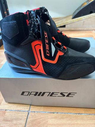 Botas Dainese Moto Talla 41 Negro/rojo.
