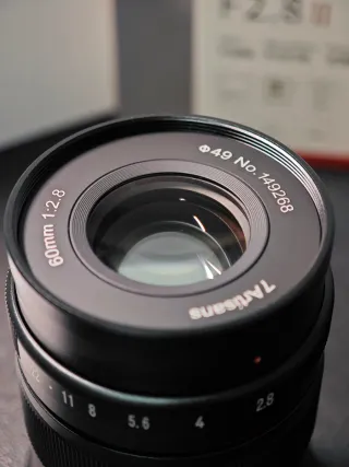 Objetivo 7Artisans Macro 60mm f2.8 II APS-C Sony E